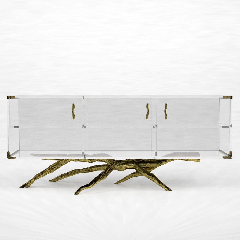 Acrylic credenza discount