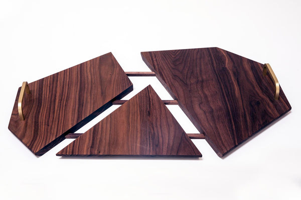 Claremont Expandable Serving Tray - All Walnut