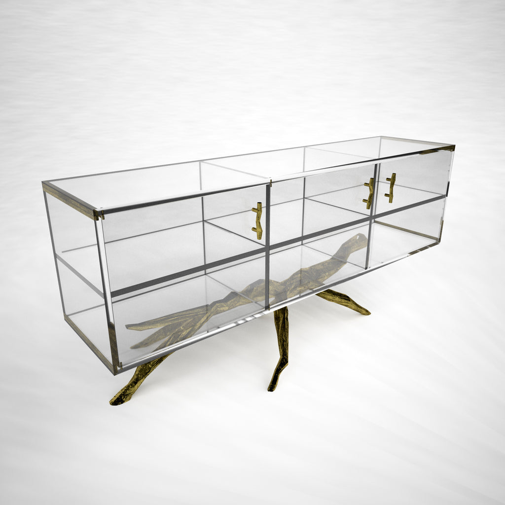 Acrylic credenza shop